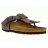 Nu-pieds BIRKENSTOCK Medina Flor Nubuck Homme Marron