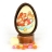 Oeuf de Pâques délice <a title='Offrir du chocolat à la saint-valentin' href='http://www.familyby.com/boutiques/detailCategorie/4222' style='text-decoration:none; color:#333'><strong>chocolat</strong></a> blanc et lait Vénézuela - l'oeuf de 15cm, 180g