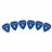 Pack 12 Médiators Nylon Matte 0.96mm