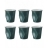 PACK DE 6 GOBELETS BICOLORES ESPRESSO 8 CL VERT