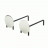Paire de Chenets Disque