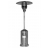 Parasol chauffant couleur inox