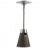 Parasol chauffant gaz Rotin Inox