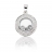 Pendentif argent et oxydes