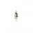 PENDENTIF ARGENT ET OXYDES BRUNS
