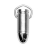 Pendentif Balle acier brillant