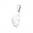 Pendentif carte de la corse argent