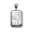 Pendentif cassolette rectangle petit modèle argent