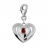 Pendentif charm's argent rhodié coeur <a title='un poème d'amour pour la saint-valentin' href='http://cadeau.familyby.com/post/15673182556/des-citations-damour-pour-la-saint-valentin-1' style='text-decoration:none; color:#333' target='_blank'>message</a> secret