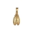 Pendentif cigale plaqué or petit modèle