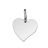 Pendentif coeur argent