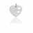 Pendentif coeur argent