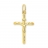 Pendentif Croix et Christ Or