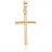 Pendentif croix or