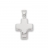 Pendentif Croix Or Gris