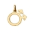 Pendentif gay vermeil symboles homme