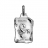 Pendentif grand parchemin brillant scorpion argent