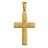 Pendentif grosse croix plaqué or