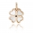 Pendentif or 4 coeurs
