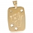 Pendentif or chat laser