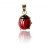 Pendentif or coccinelle