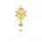 Pendentif or Croix Huguenote
