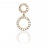 Pendentif Or et Oxydes de Zirconium