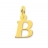 Pendentif or Initiale B