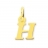 Pendentif or Initiale H