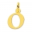 Pendentif or Initiale O