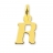 Pendentif or Initiale R