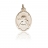 Pendentif or médaille ange
