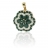 Pendentif or saphir et diamant