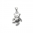 Pendentif ourson argent