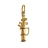 Pendentif plaqué or sac de golf