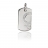 Pendentif symbole femme argent et oxydes