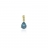 Pendentif topaze bleue poire