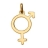 Pendentif vermeil symboles homme / femme