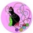 Petit Jour Paris Assiette - Barbapapa - Portrait Barbamama : 25 cm