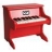 Piano Rouge En Bois 18 Touches