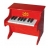 Piano rouge en bois massif