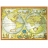 Piatnik Puzzle 1000 pièces métallisé - Vieille carte du monde