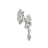 Piercing nombril pierres blanc