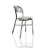 Pipe Chair sans accoudoir en aluminium poli Magis