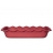 Plat poterie EMILE HENRY Plat rectangulaire corolle framboise