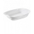 PLAT RECTANGULAIRE FROISSE 38X24CM BLANC