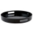 Plateau rond noir