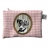 Pochette Trousse design Russel Vichy rose