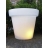 Pot lumineux Bloom blanc 100 cm
