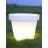Pot lumineux Bloom blanc 90 cm